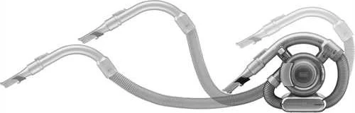 Fshesë dorëzake Black & Decker, gri