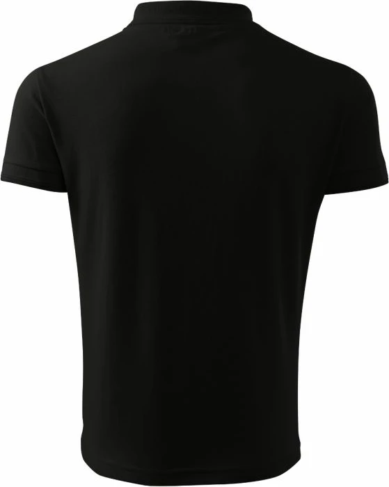 Fanellë polo Adler për meshkuj, e zezë