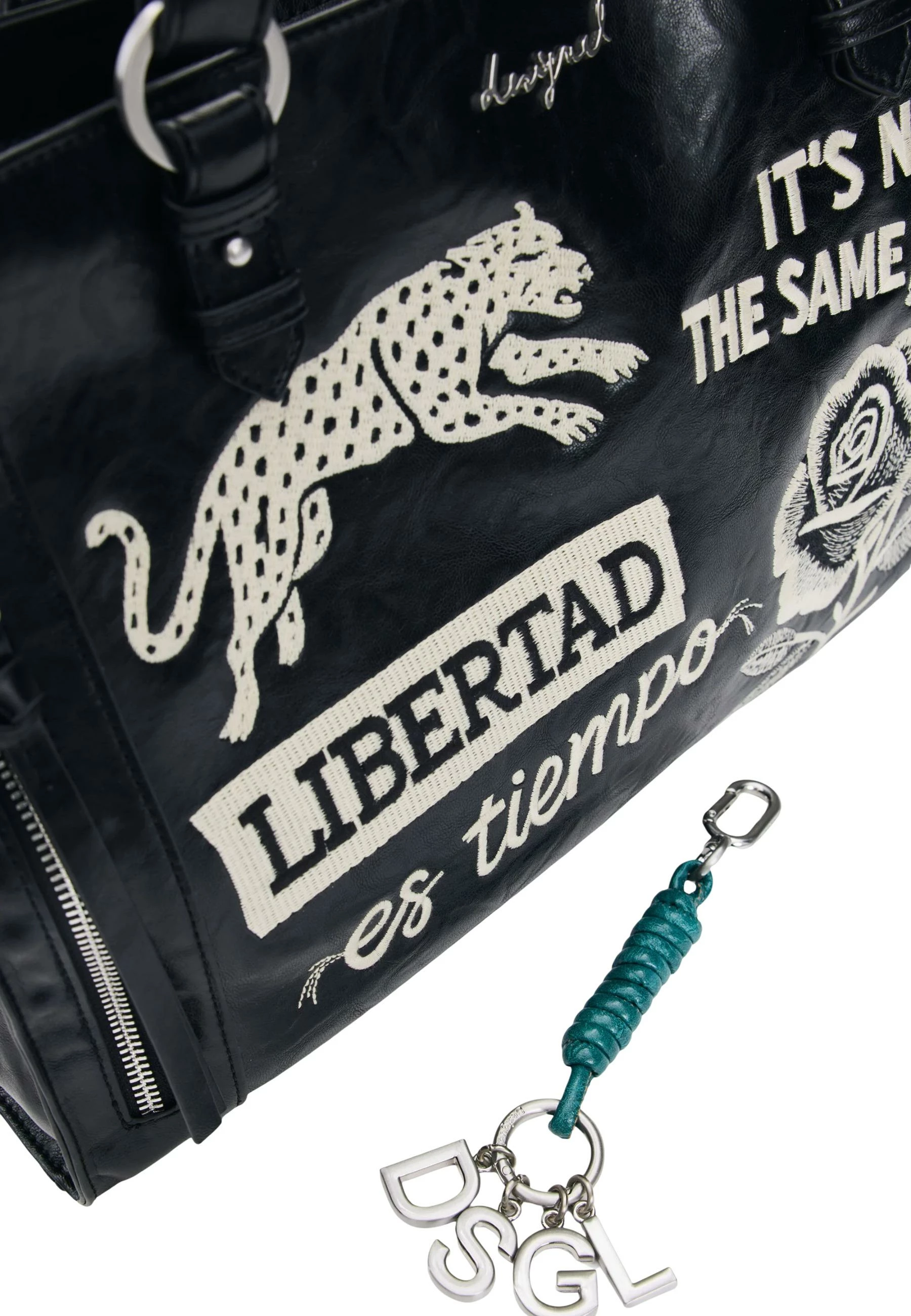 Çantë shopper Desigual BAG_LIBERTAS LIENDO 26WAXPA7 për femra, e zezë