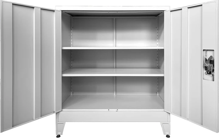 Dollap metalik Armon, ngjyrë gri e çelët, 90x45x100cm