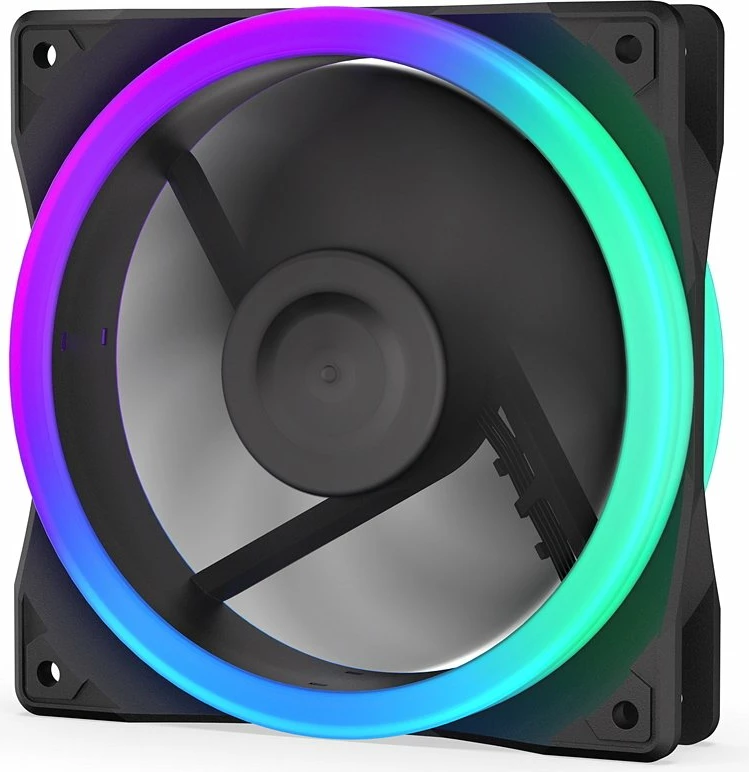 Ventilator PC Endorfy Corona 120 EY4A013, 120mm, ARGB, PWM 4-pin, 200-1600 RPM, i zi, 1 copë