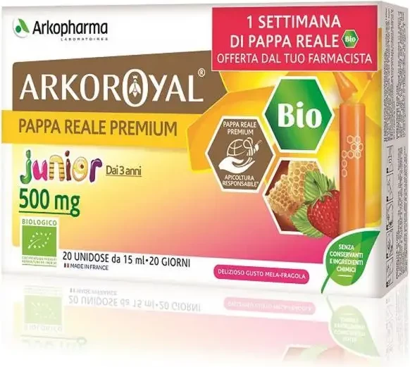 Qumësht blete për fëmijë ARKOROYAL JUNIOR, 500 mg