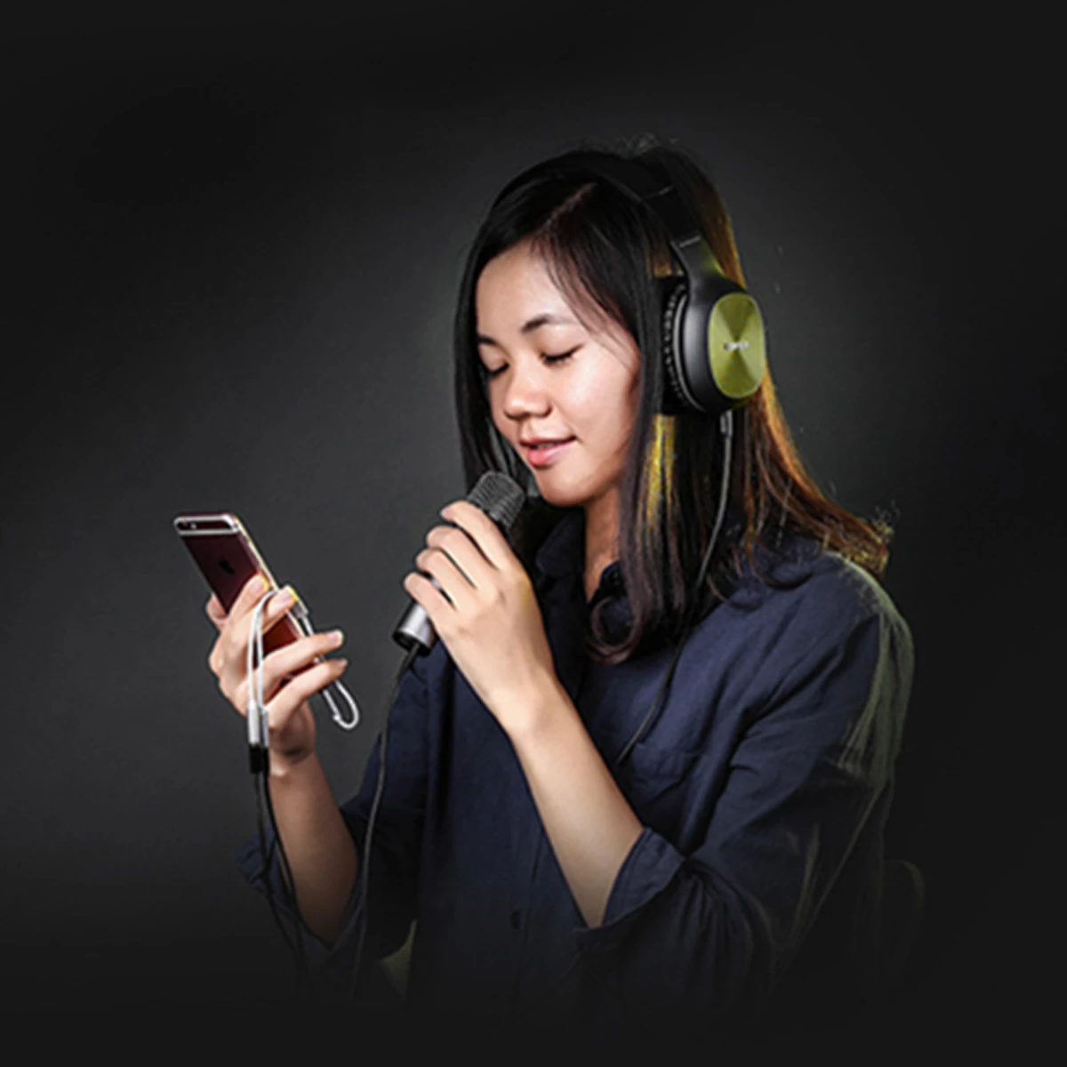 Kabllo ndarëse audio Ugreen AV134, 20cm, 3.5mm mini jack, e bardhë