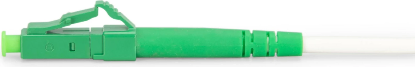 Kabllo optike Digitus LWL Patchkabel LC/APC 1m singlemode, e bardhë/gjelbër