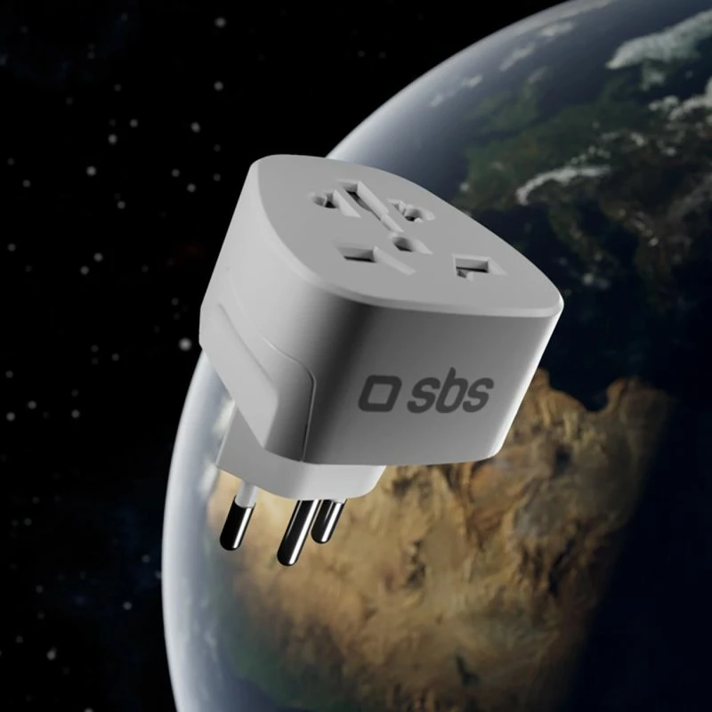 Adapter udhëtimi universal SBS CH, i bardhë