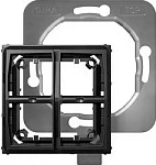 Set mbrojtës IP44 për çelës/taster GIRA 325400, System 55, i zi