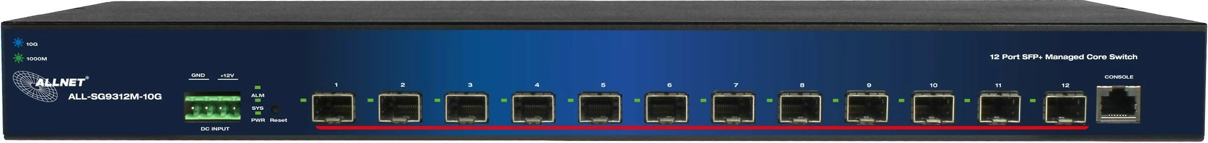 Switch ALLNET ALL-SG9312M-10G M