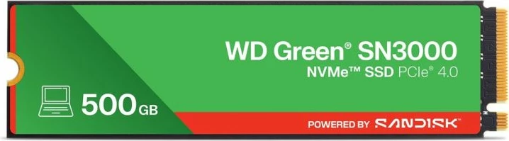 SSD WD Green SN3000 500GB M.2 NVMe