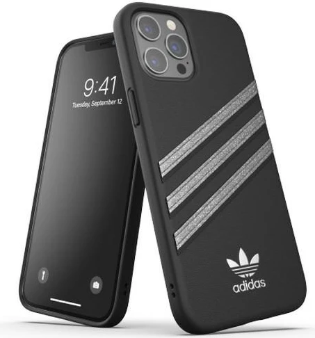 Mbështjellës Adidas OR Moulded Case për iPhone 12 Pro Max, i zi