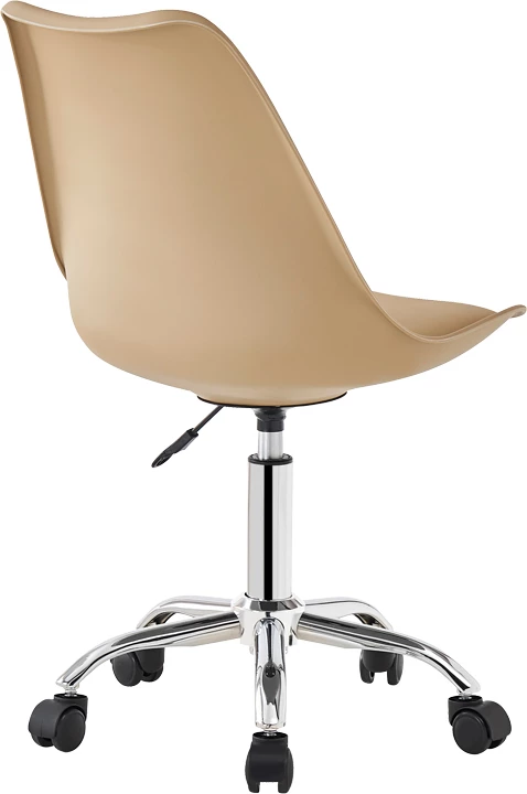 Karrige zyre Gaston II, pp-pu, ngjyrë kapuçino, 48x57x77-90cm