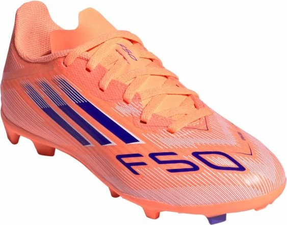 Atlete futbolli për fëmijë adidas F50, coral [Madhësia: 30]