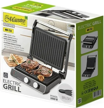Grill elektrik Maestro MR-722, 2000W, i zi