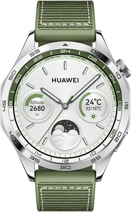 Smartwatch Huawei WATCH GT 4, 32 GB, AMOLED, Wi-Fi, GPS, ngjyrë e gjelbër
