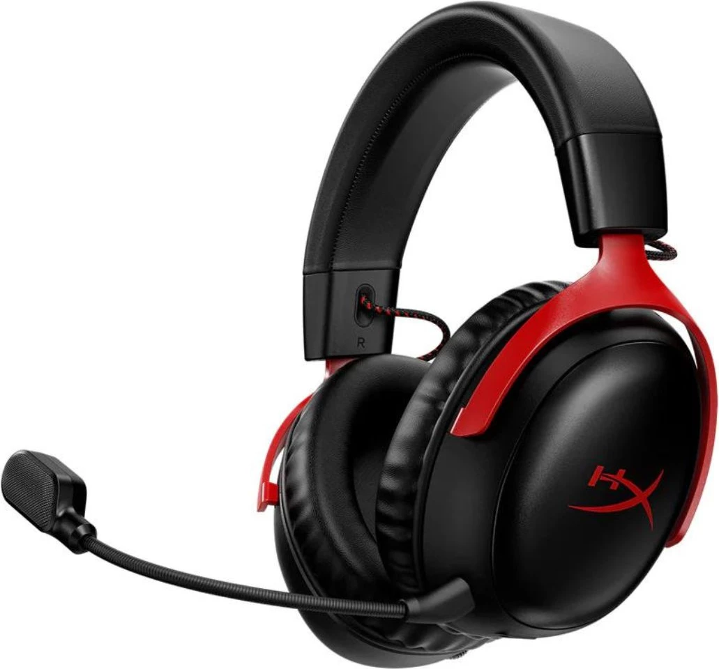 Kufje HyperX Cloud III - Wireless, 2.4GHz, e zeze/kuqe
