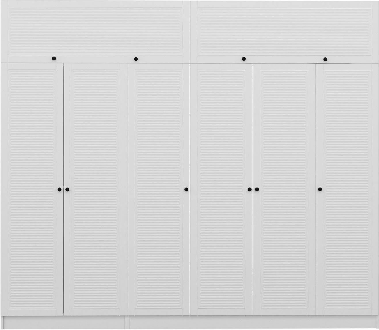 Dollap Skye Decor, i bardhë, 270x190x52cm