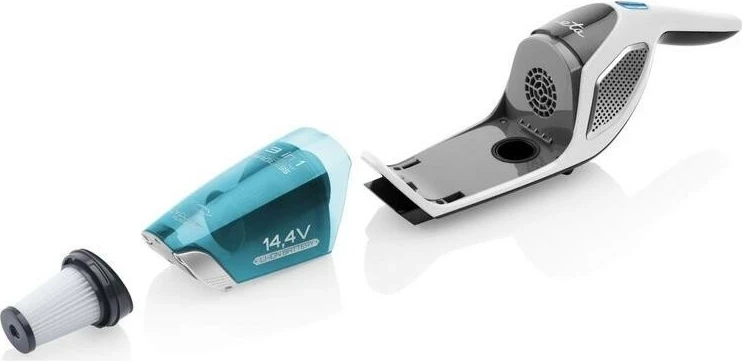 Fshesë elektrike ETA Dasty AquaPlus 14.4V, pa kabllo, rezervuar 0.5L, e bardhë