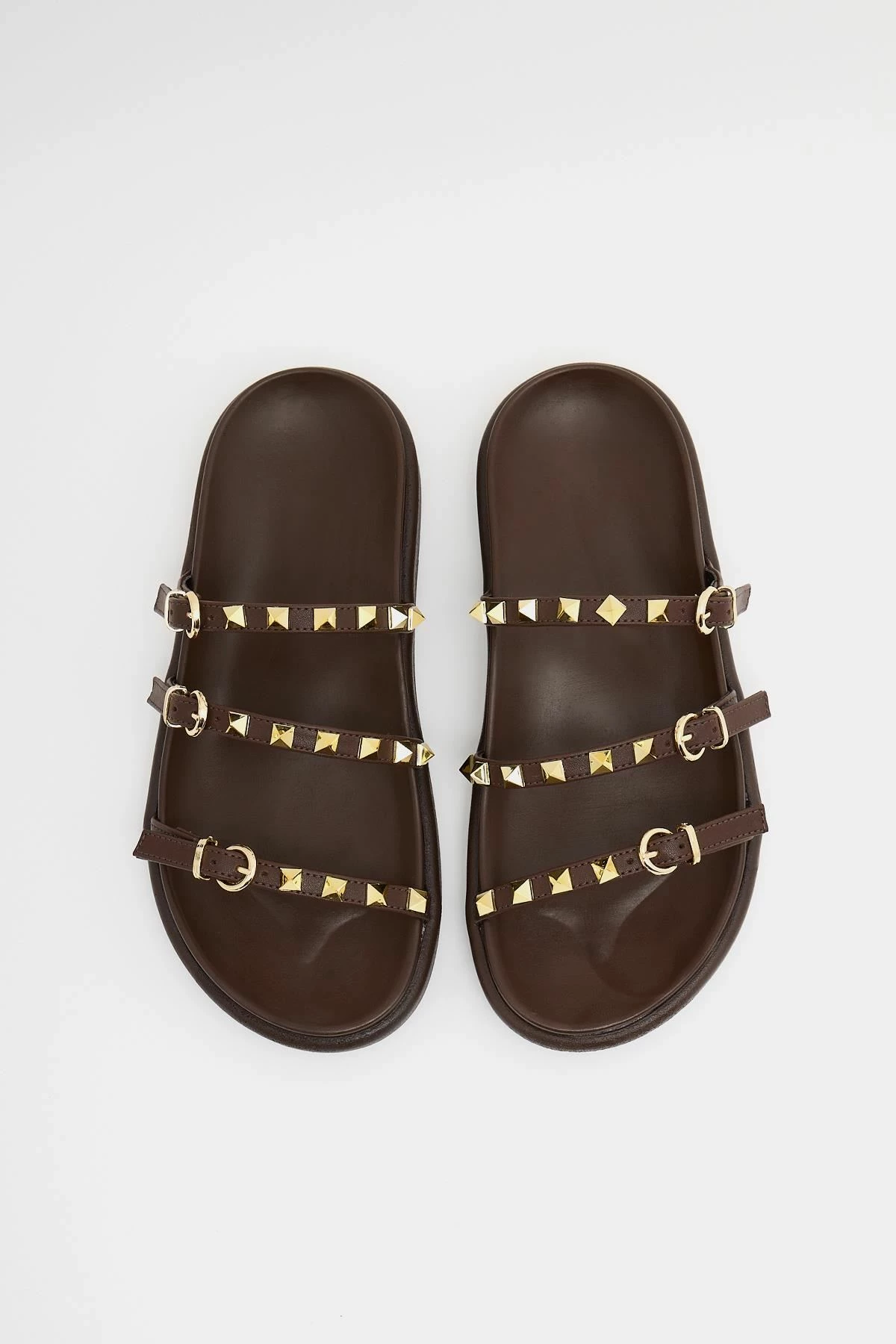 Pantofla për gra, ngjyrë kafe, Jumeon, MK1340125YR20-003