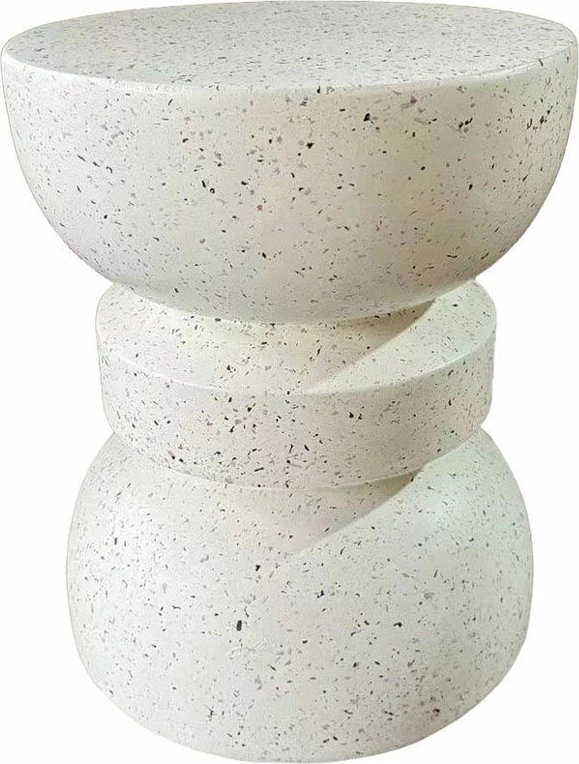 Tavolinë anësore Pioni 2, terrazzo, 37x37x45cm