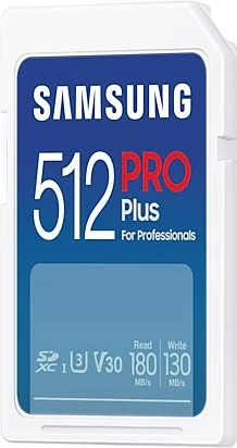 Kartelë SDXC Samsung PRO Plus 512GB, UHS-I, Class 3, e bardhë