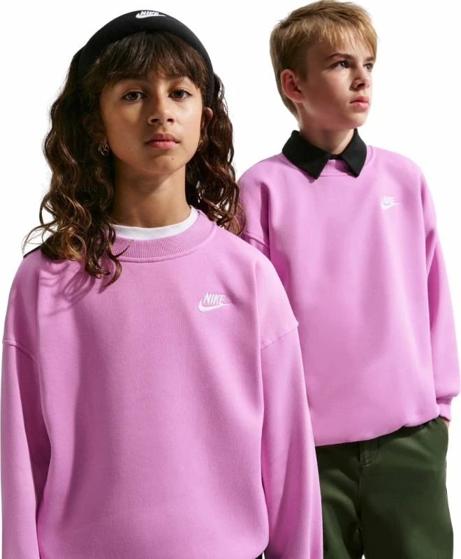 Duks për fëmijë Nike Sportswear Club Fleece FD2923 503, rozë [Madhësia: S]