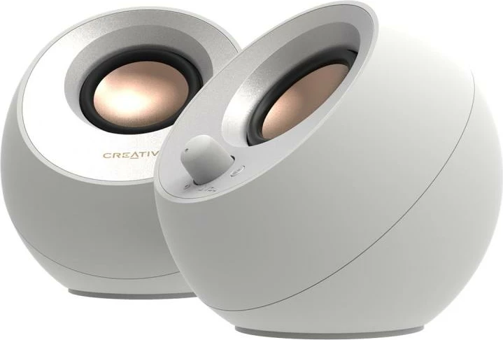 Altoparlantë për kompjuter Creative Pebble V3, 2.0 Bluetooth, 51MF1700AA002, Bardhë