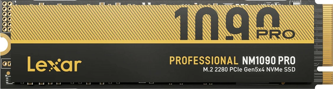 SSD Lexar Professional NM1090 PRO, 1TB, M.2 2280, NVMe PCIe 5.0, 14000MB/s, e zezë/ari