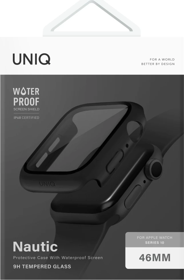 Mbështjellës UNIQ Nautic për Apple Watch 46mm, i zi