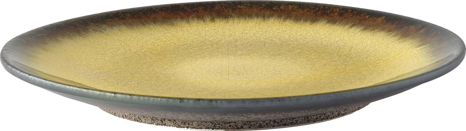 Pjatë e sheshtë Fine Dine Topaz Ø254 mm, set 3 copë, e verdhë