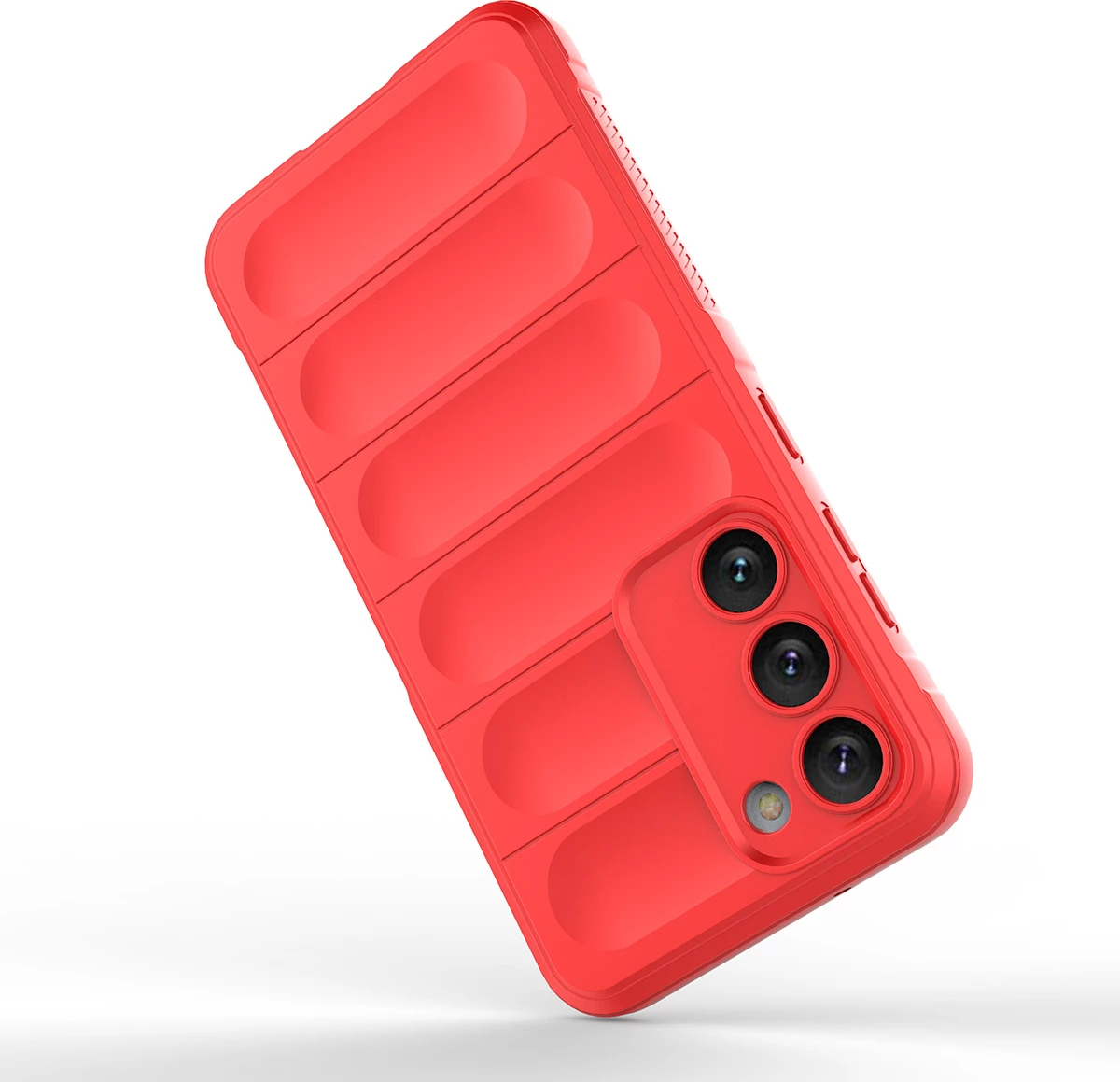 Mbështjellës Hurtel Magic Shield Case për Samsung Galaxy S23+, i kuq