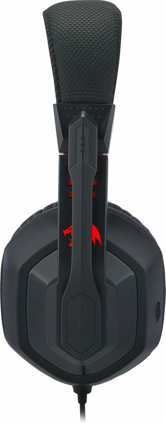 Kufje gaming Redragon H120 Ares, stereo me mikrofon, 3.5mm, kabllo 2m, zi/kuqe