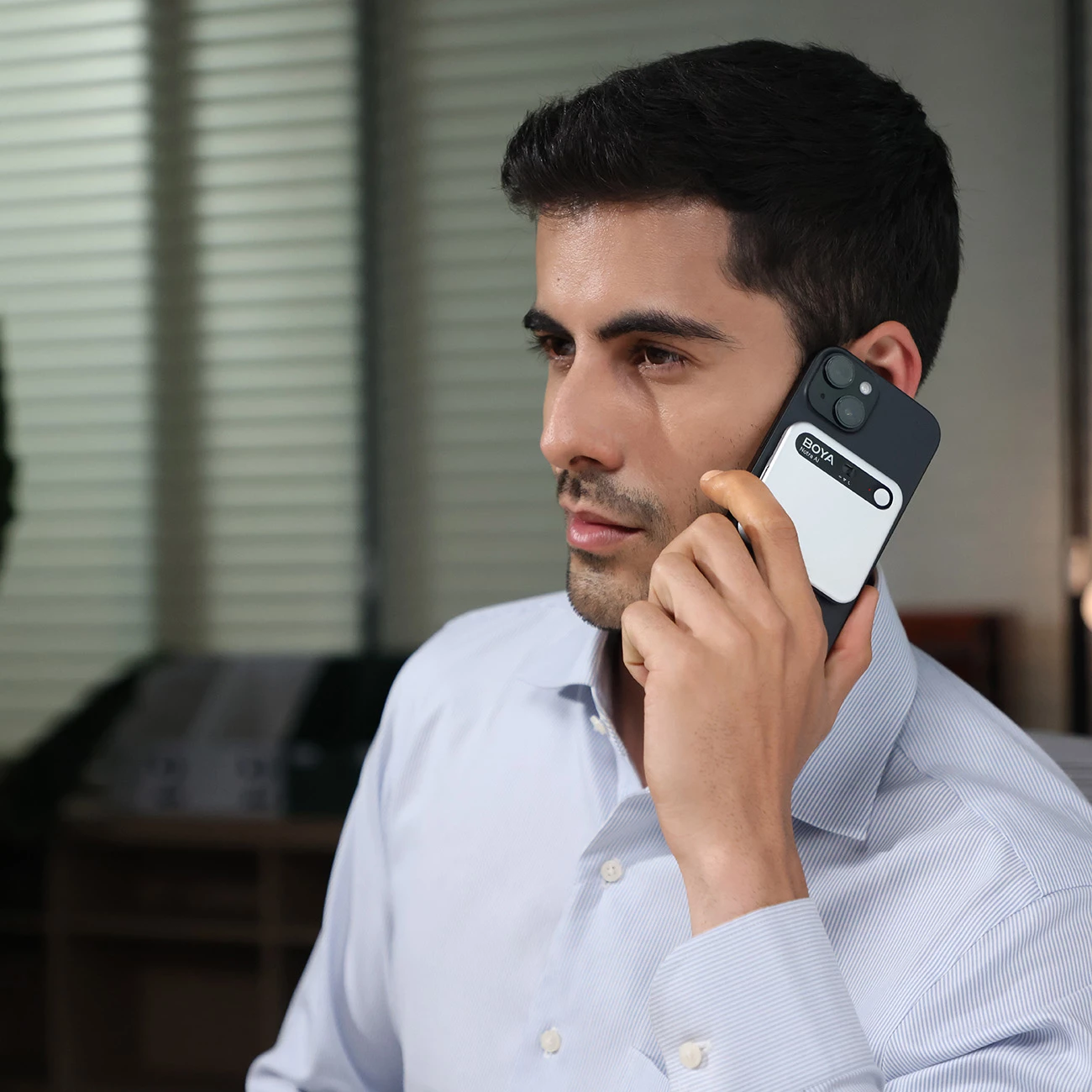 Regjistrues zëri BOYA Notra AI 64GB, USB-C/Bluetooth/Wi‑Fi, 24h, argjendtë