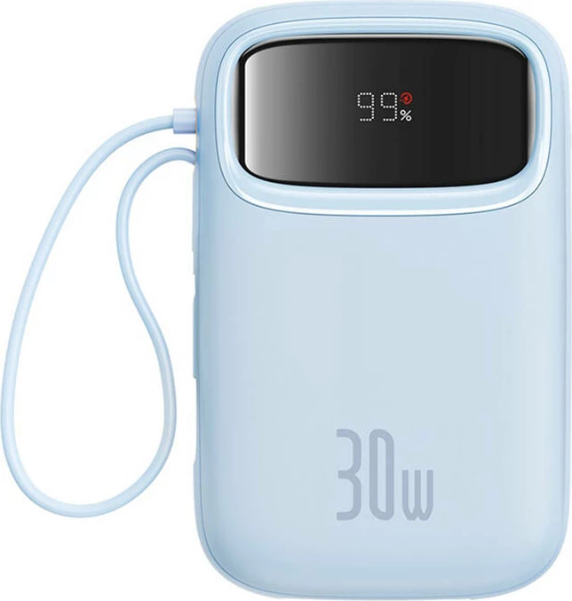 Powerbank Baseus QPow 2, 10000mAh, 30W, 2xUSB-C, kaltër