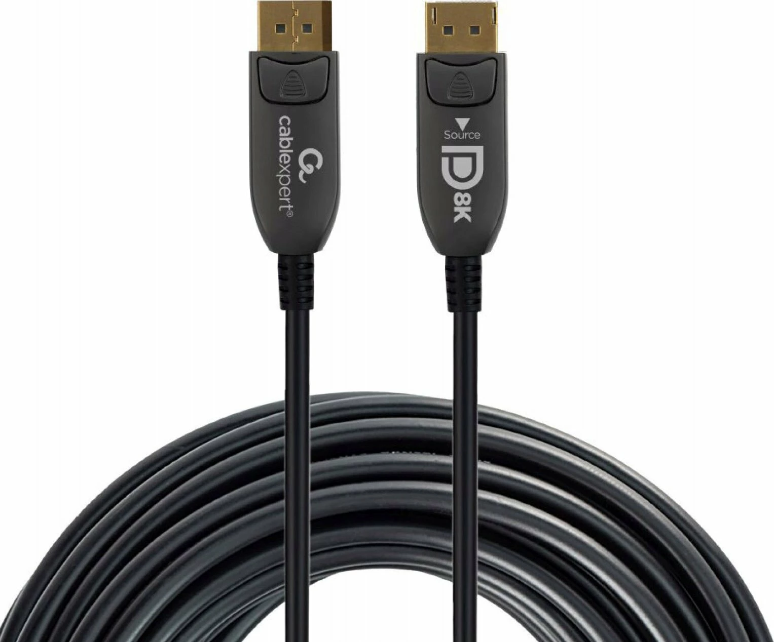 Kabllo DisplayPort Gembird CC-DP8K-AOC-5M 5m 8K, e zezë