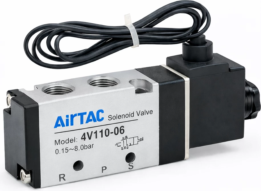 Valvul solenoide pneumatike 4V110-06 – DC 24V