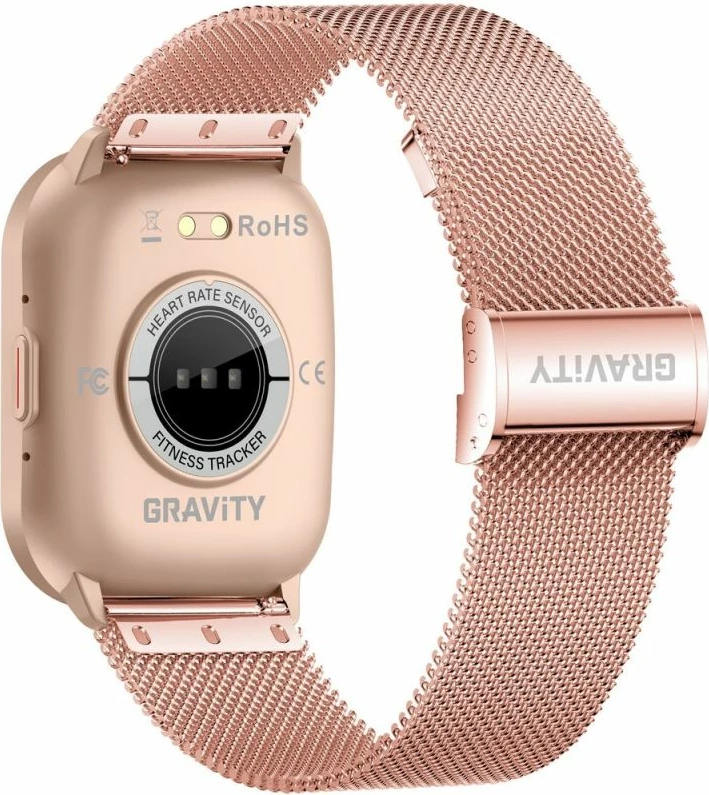 Smartwatch Gravity GT43-1, rrip rozë + byzylyk, femra