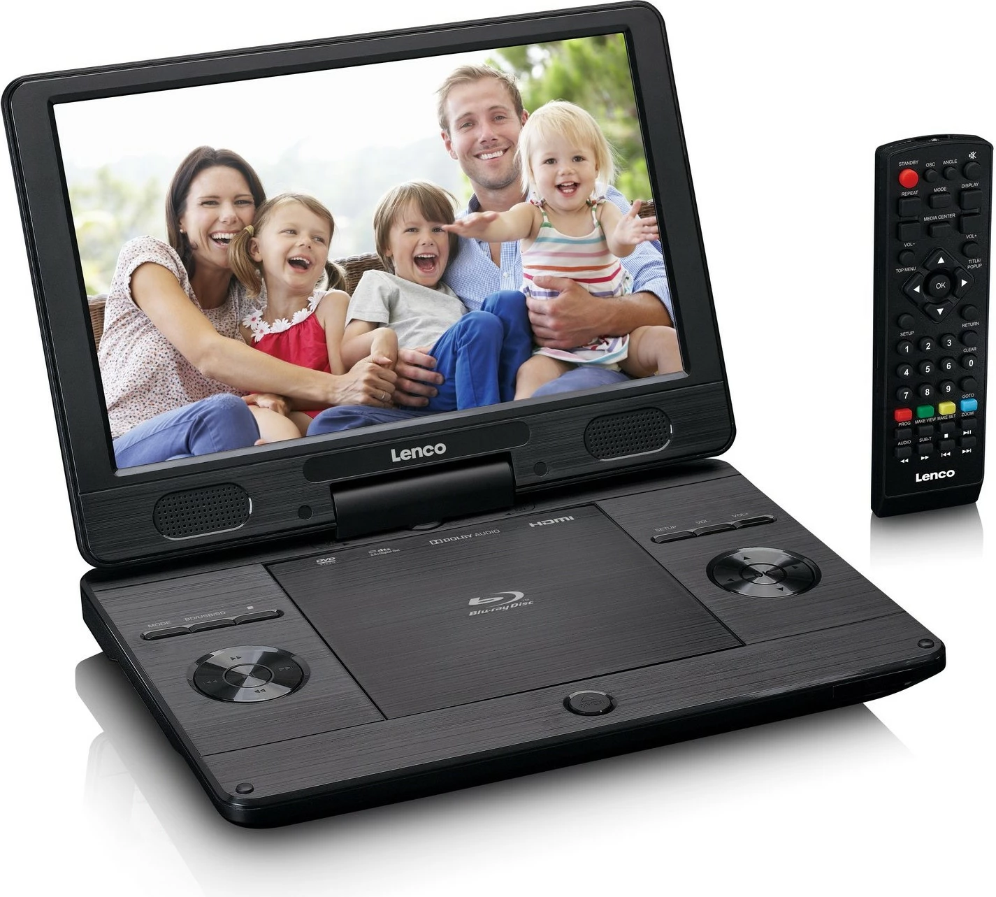 DVD/Bluray Player portativ Lenco BRP-1150BK 11.5 inç, i zi