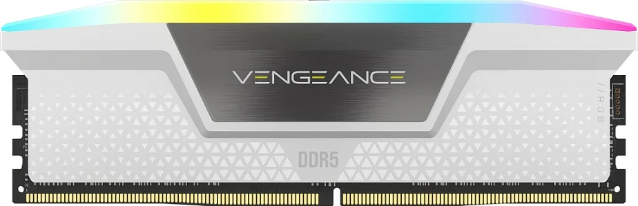 RAM Memorje Corsair Vengeance RGB 64GB (2x32GB) DDR5 6400 CL32 bardhë