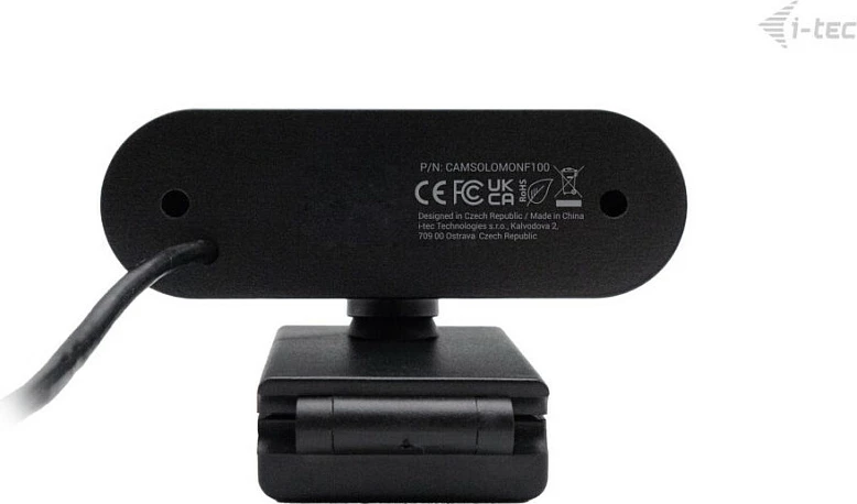 Webcam i-tec SOLOMON 100, Full HD 1080p, 2MP, USB, mikrofon, e zezë