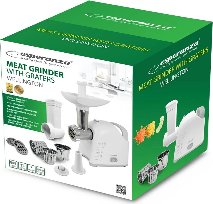 Makinë mishit Esperanza EKM033, e bardhë