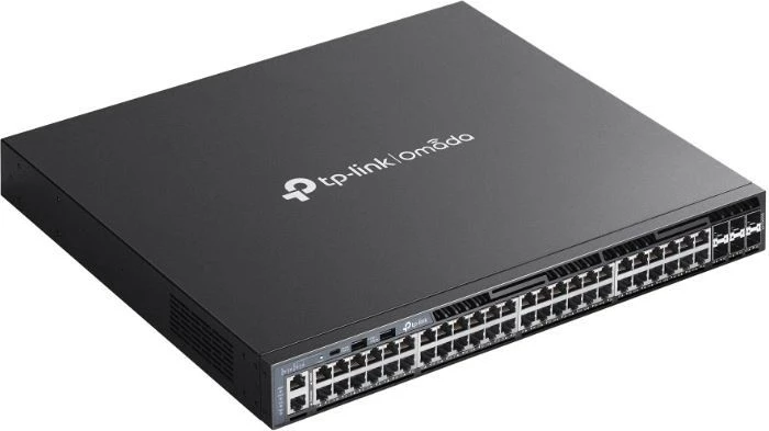 Switch TP-Link SG6654X 48x Gigabit RJ45 6x SFP+ 10G Layer 3 i menaxhueshëm i grumbullueshëm rack Omada