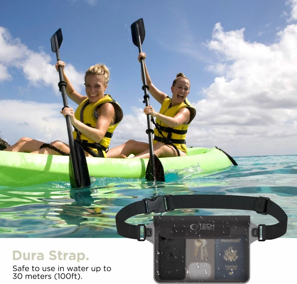 Çantë e papërshkueshme nga uji Tech-Protect UWP10, e zezë