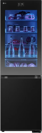 Frigorifer me ngrirës LG GBG7190CEV 349 L No Frost i zi
