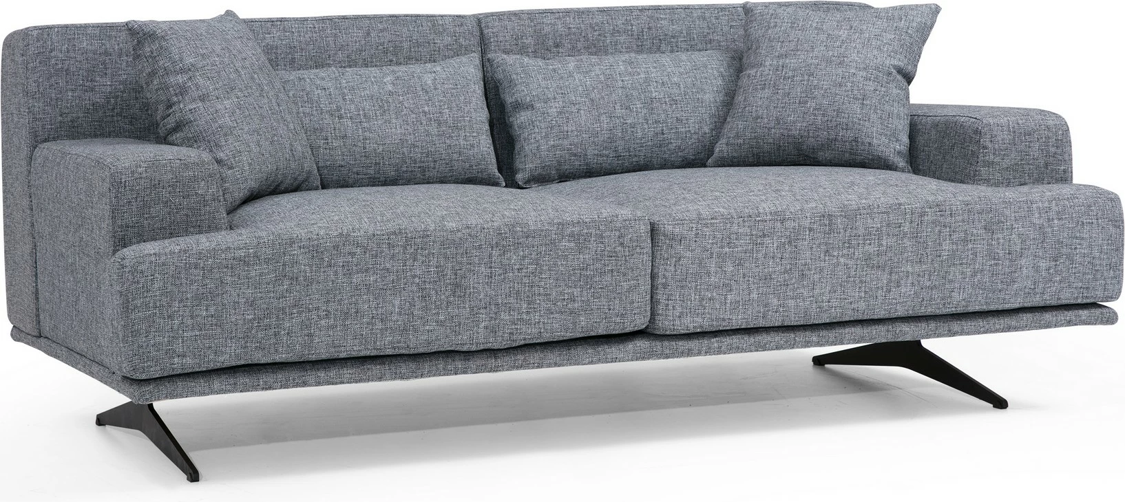 Divan dy ulëshe Atelier del Sofa, Bentley, ngjyrë gri