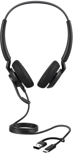 Kufje me kabllo Jabra Engage 40 Stereo (4099-419-269), kabllo 1.5 m, të zeza