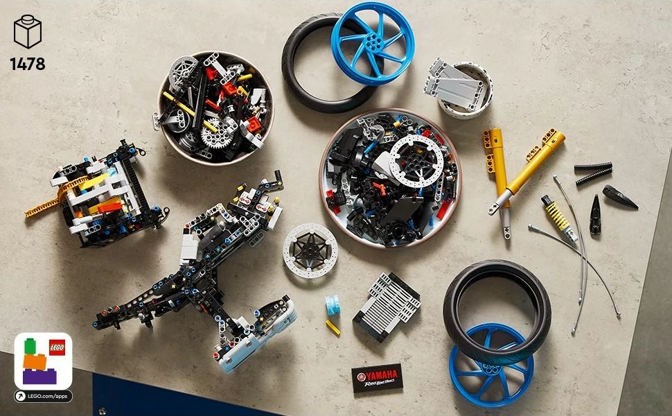 Set ndërtimi LEGO Yamaha MT-10 SP, 1478 pjesë, shumëngjyrësh
