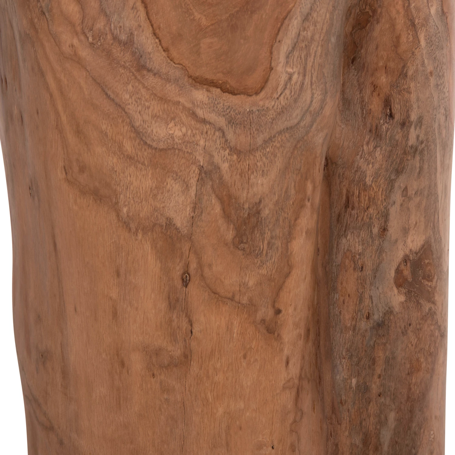 Tavolinë ndihmëse/ulëse TRONCO, dru tik, ngjyrë natyrale, FH9374.21, 30x45cm