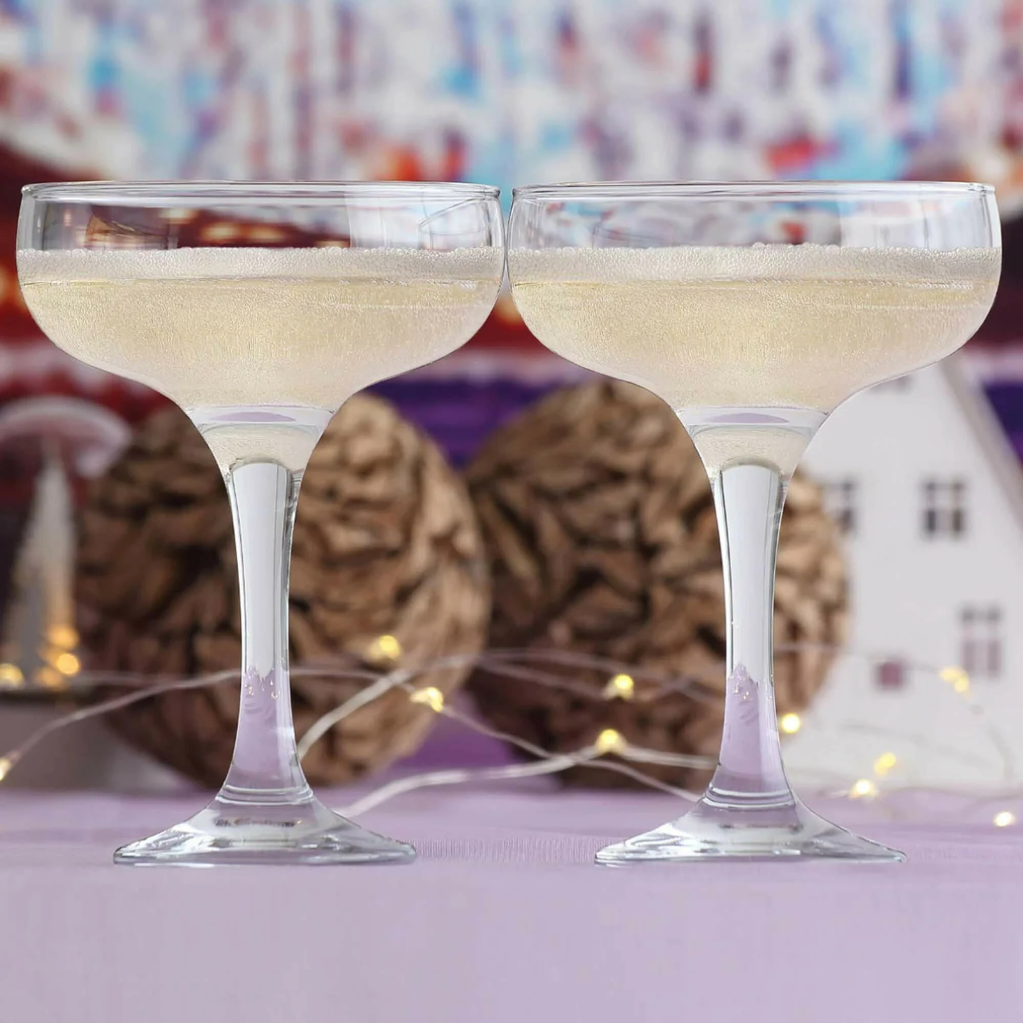 Gotë coupe shampanje LAV Sofia 235 ml, transparente, set 12 copë