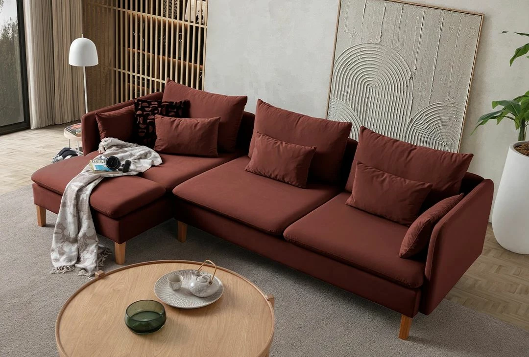 Këndare Flexy Relax, ngjyrë e kuqe tjegulle, Atelier del Sofa