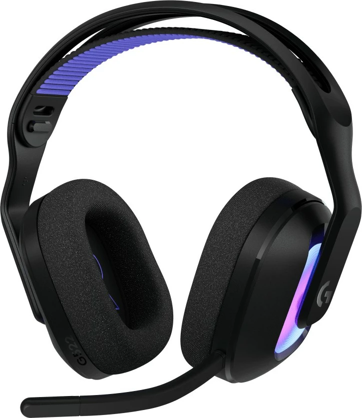 Kufje gaming Logitech VOSS CDM, wireless, Bluetooth 5.3, 1500 mAh, me ndriçim, e zezë