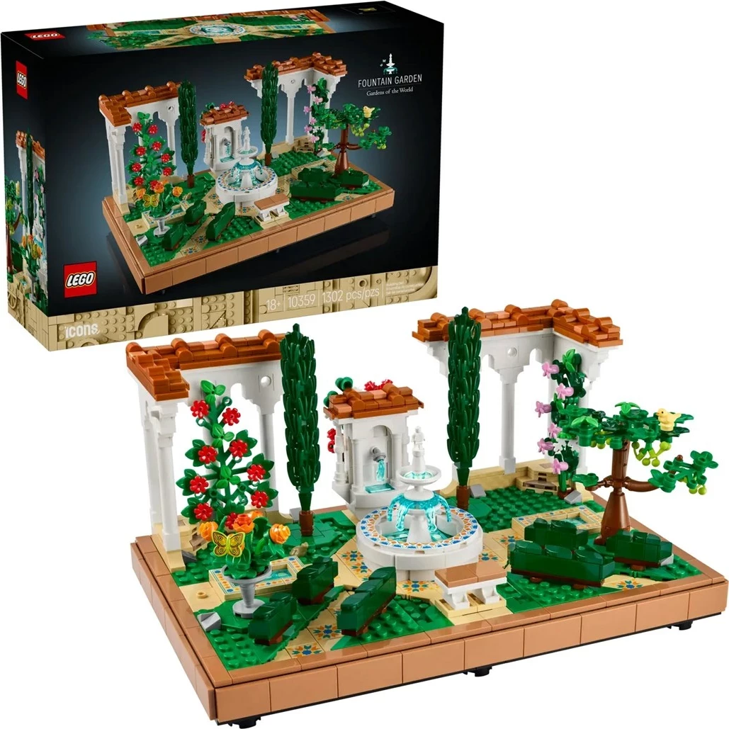 Set LEGO ICONS 10359 Fountain Garden